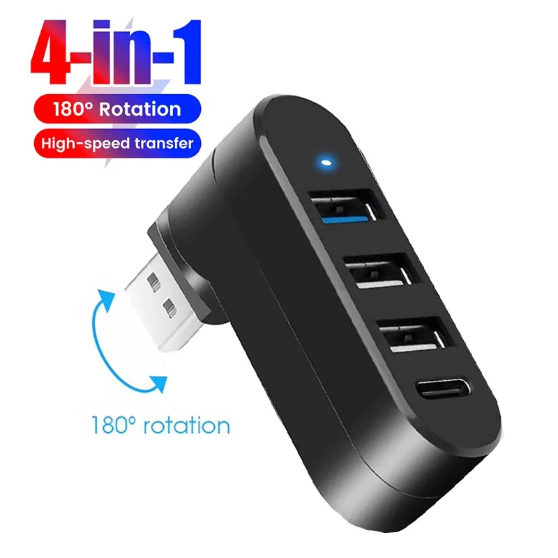 Laptop Accessories Hub - ฮับ USB 2.0 แบบ 4 พอร์ต
