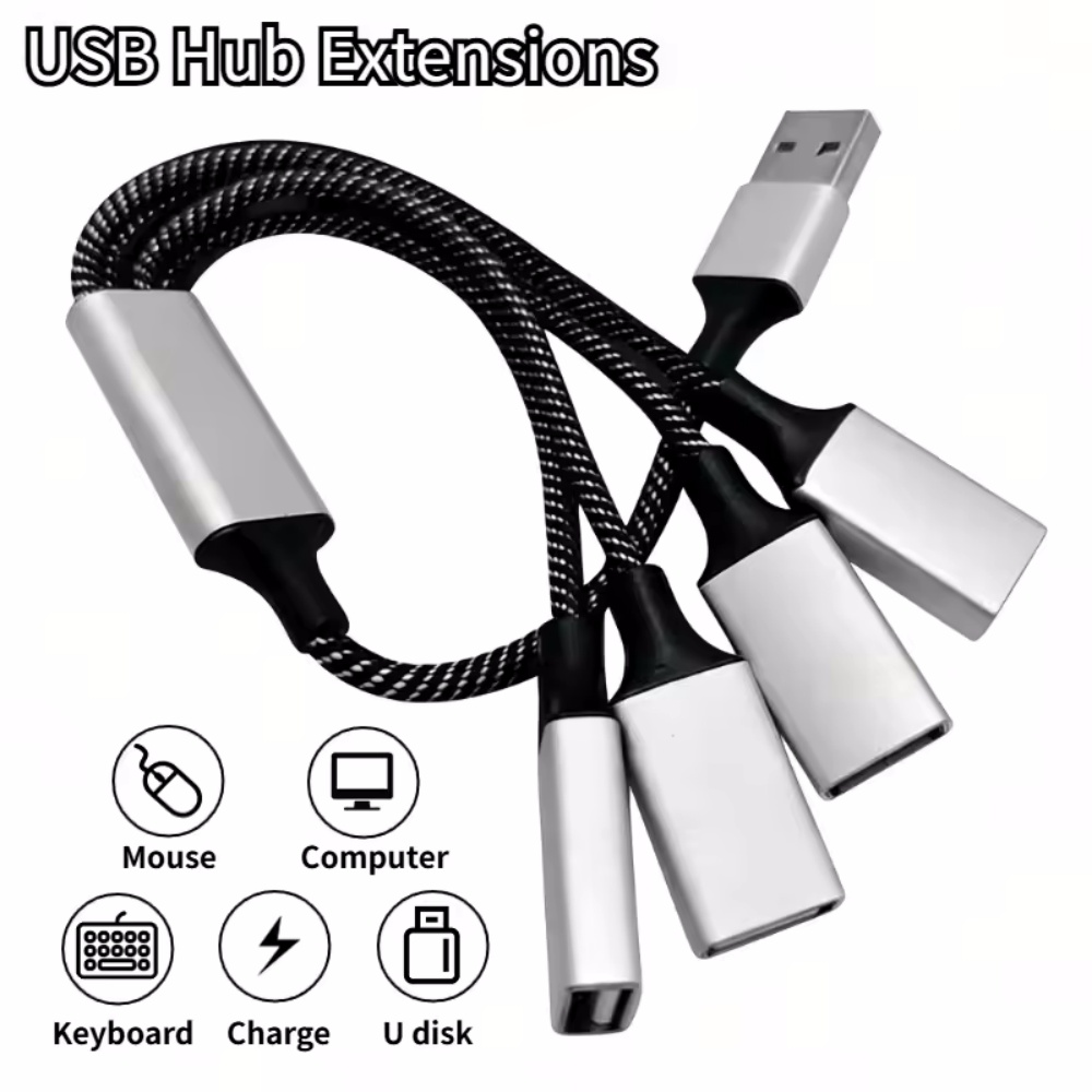Laptop Accessories Hub - ฮับขยายพอร์ต USB Type C 2/3/4 พอร์ต