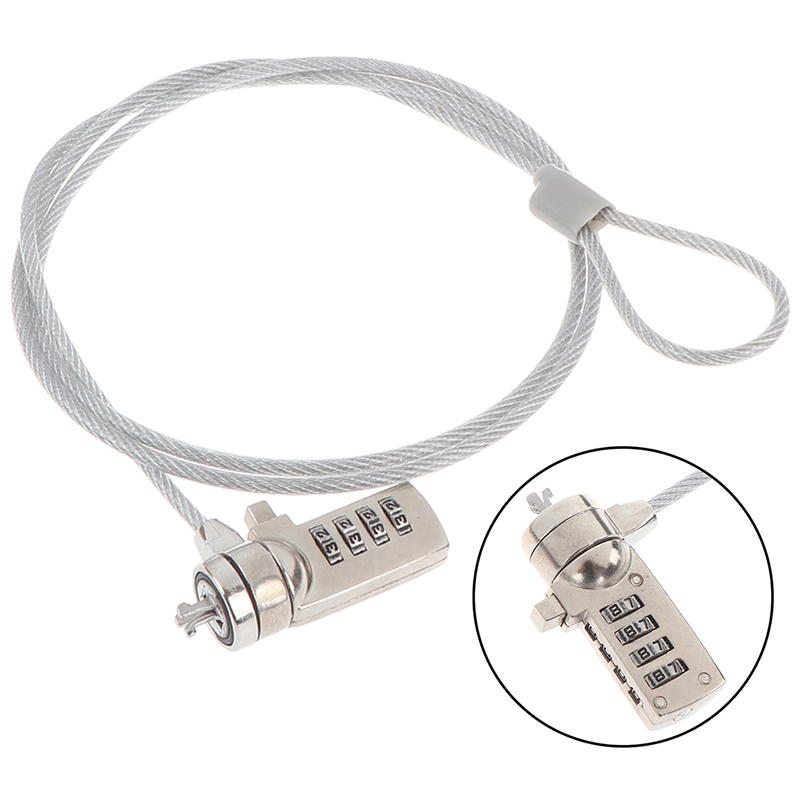รหัสผ่านความปลอดภัย 4 หลัก ล็อ - Laptop Lock Cable บทวิจารณ์และราคา