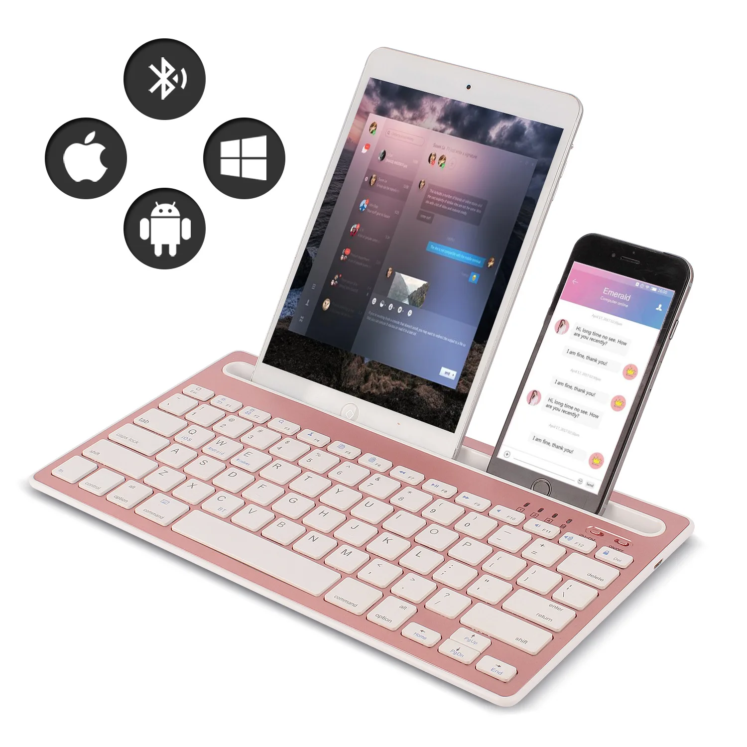 คีย์บอร์ดบลูทูธที่รองรับระบบ A - Laptop Accessories Holder บทวิจารณ์และราคา