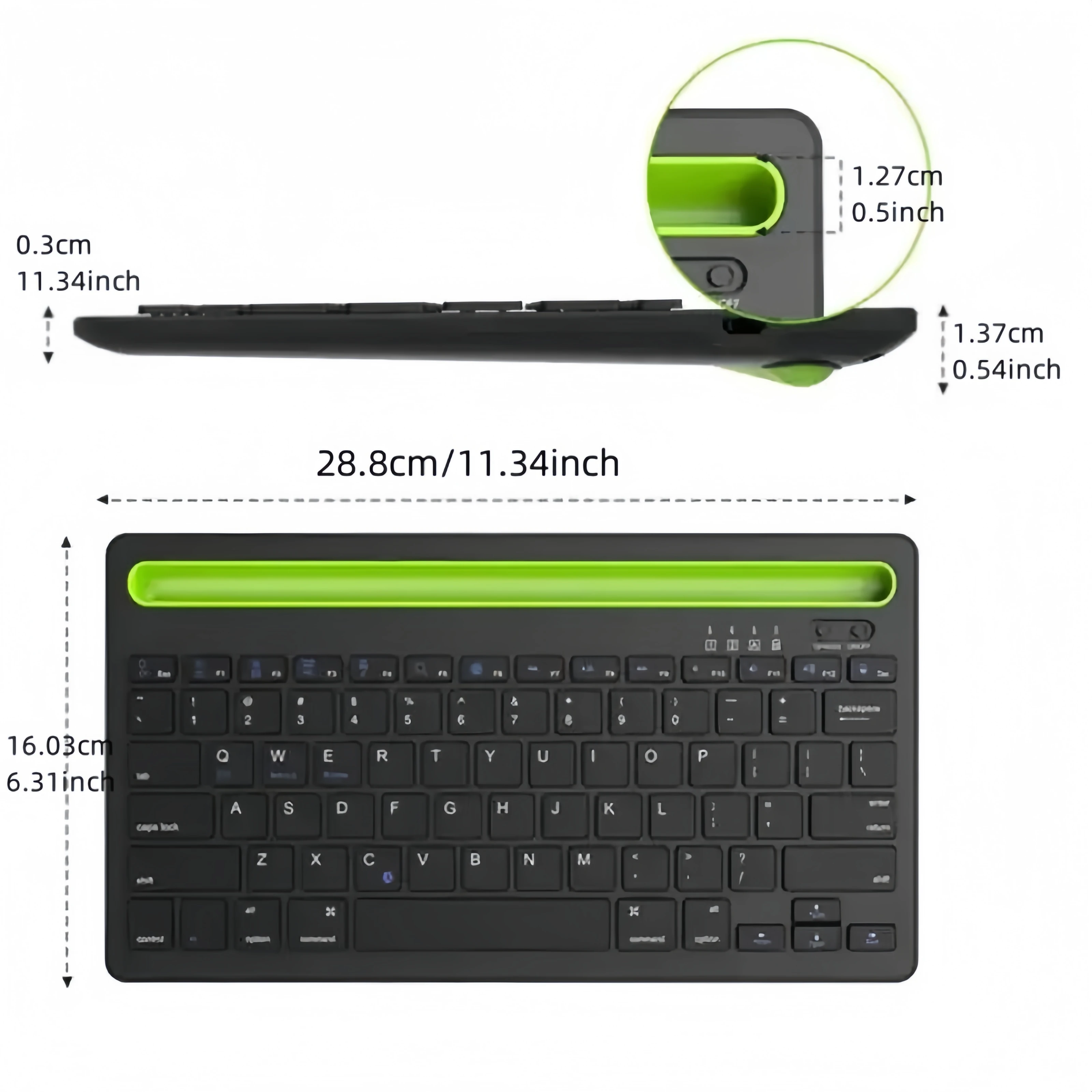 คีย์บอร์ดบลูทูธที่รองรับระบบ A - Laptop Accessories Holder บทวิจารณ์และราคา