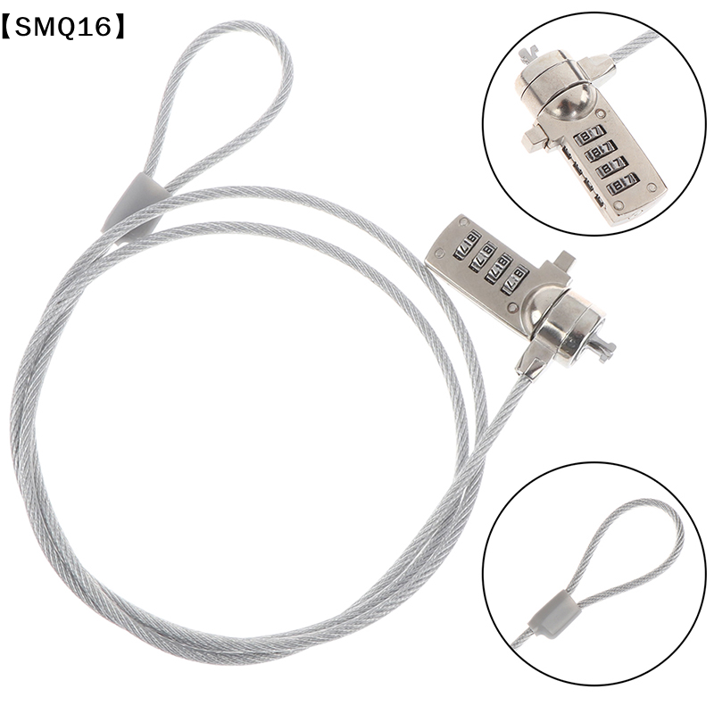 รหัสป้องกันการโจรกรรม 4 หลักสำ - Laptop Lock Cable บทวิจารณ์และราคา