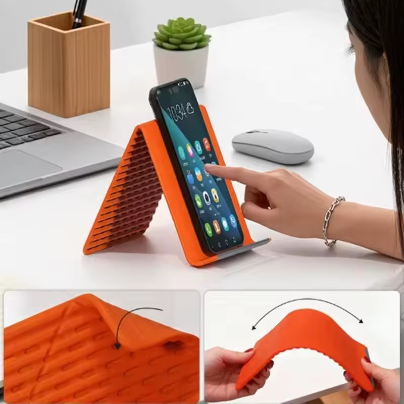 ขาตั้งโทรศัพท์แบบพกพาซิลิโคนสำ - Laptop Accessories Holder บทวิจารณ์และราคา