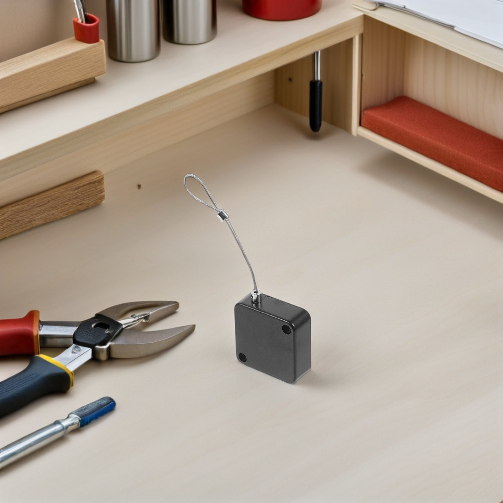 3 ชิ้น กล่องล็อคสายเคเบิลแบบยื - Laptop Lock Cable บทวิจารณ์และราคา