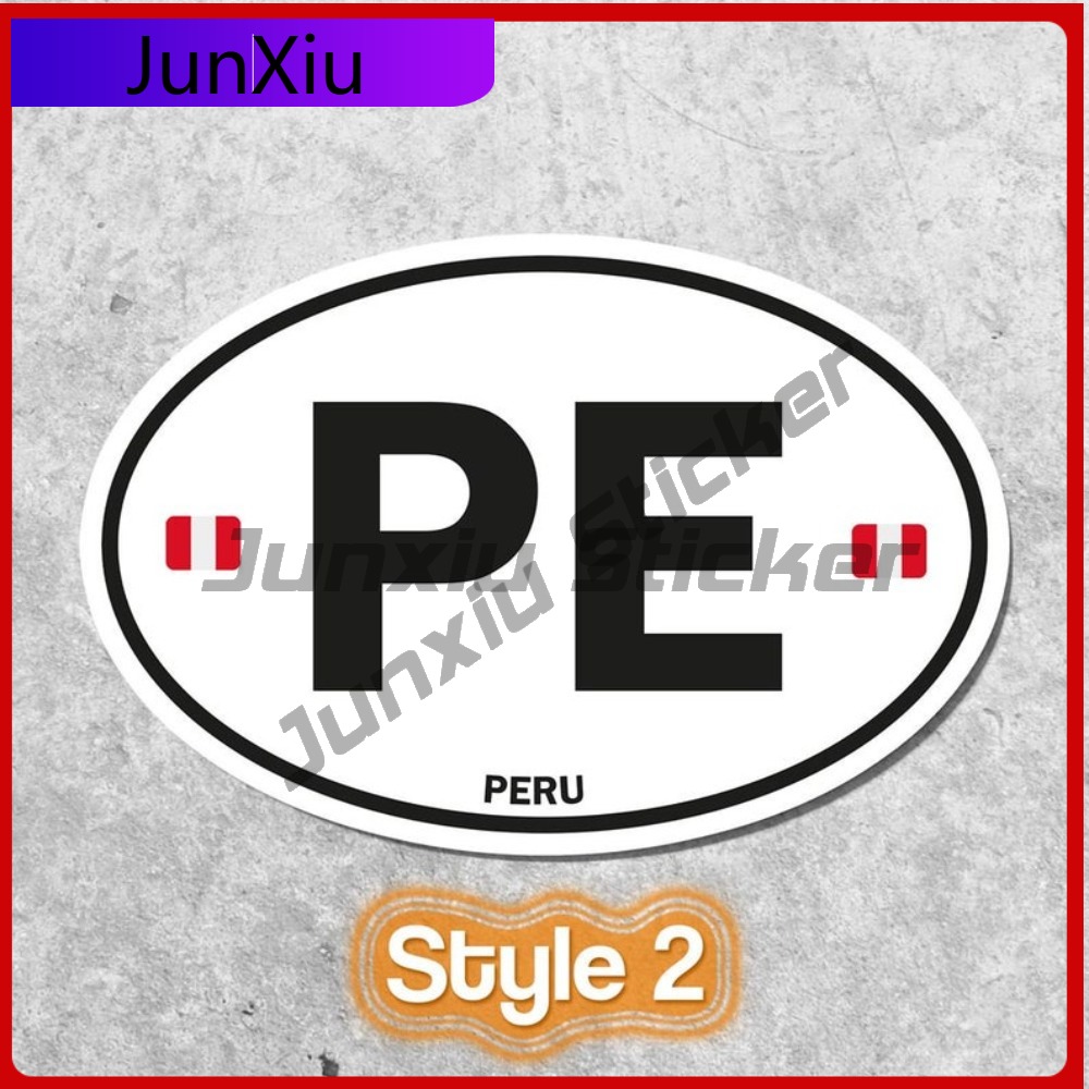 เปรู PE สติกเกอร์รูปวงรีธงกันน - Laptop Unique Accessories บทวิจารณ์และราคา