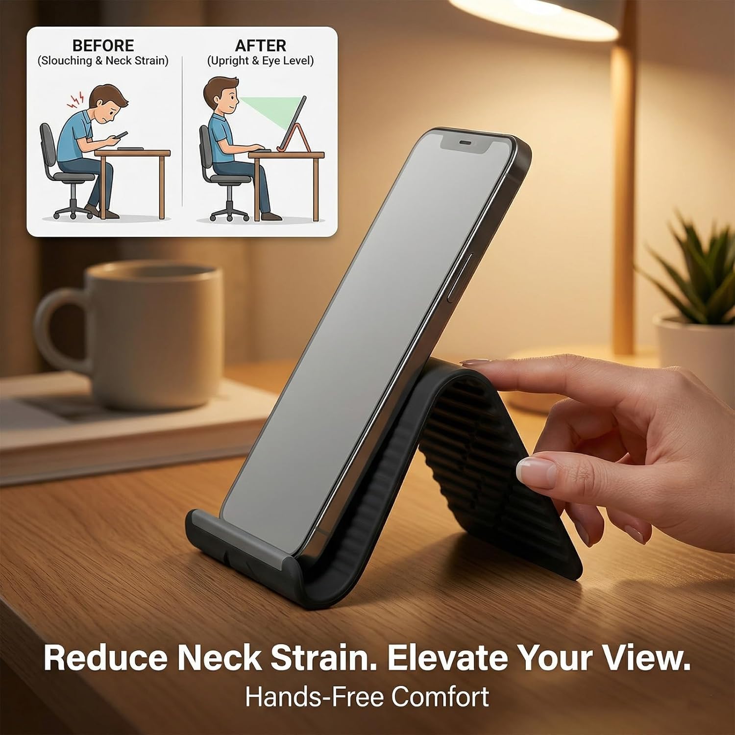 ที่วางโทรศัพท์ซิลิโคนแบบพับได้ - Laptop Accessories Holder บทวิจารณ์และราคา