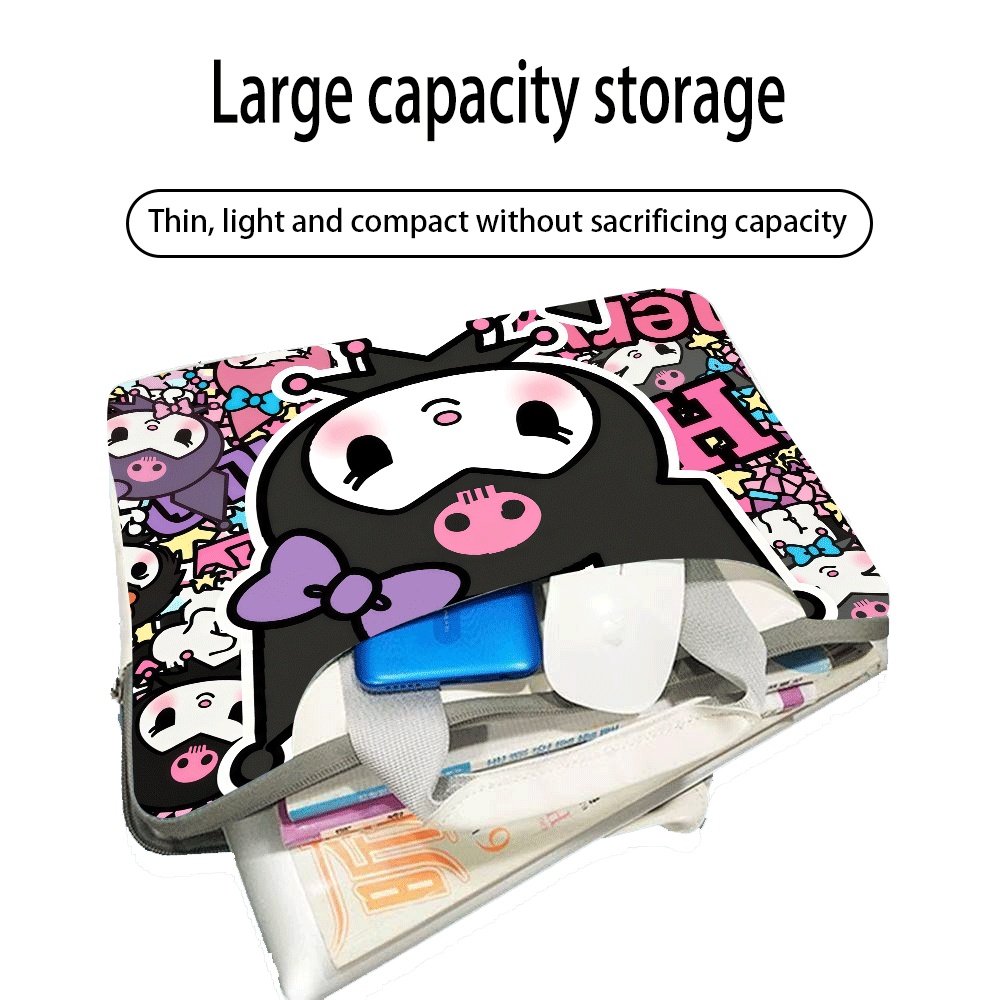 กระเป๋าแล็ปท็อปพกพาลายการ์ตูนส - Laptop Accessories Organizer Bag บทวิจารณ์และราคา