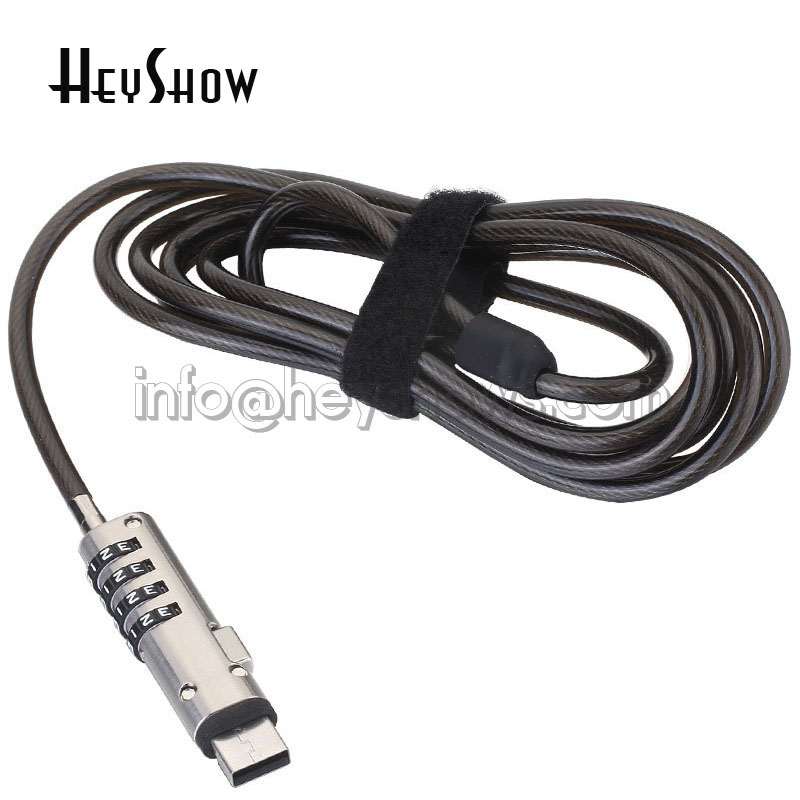 พอร์ต USB ป้องกันการโจรกรรมแบบ - Laptop Lock Cable บทวิจารณ์และราคา