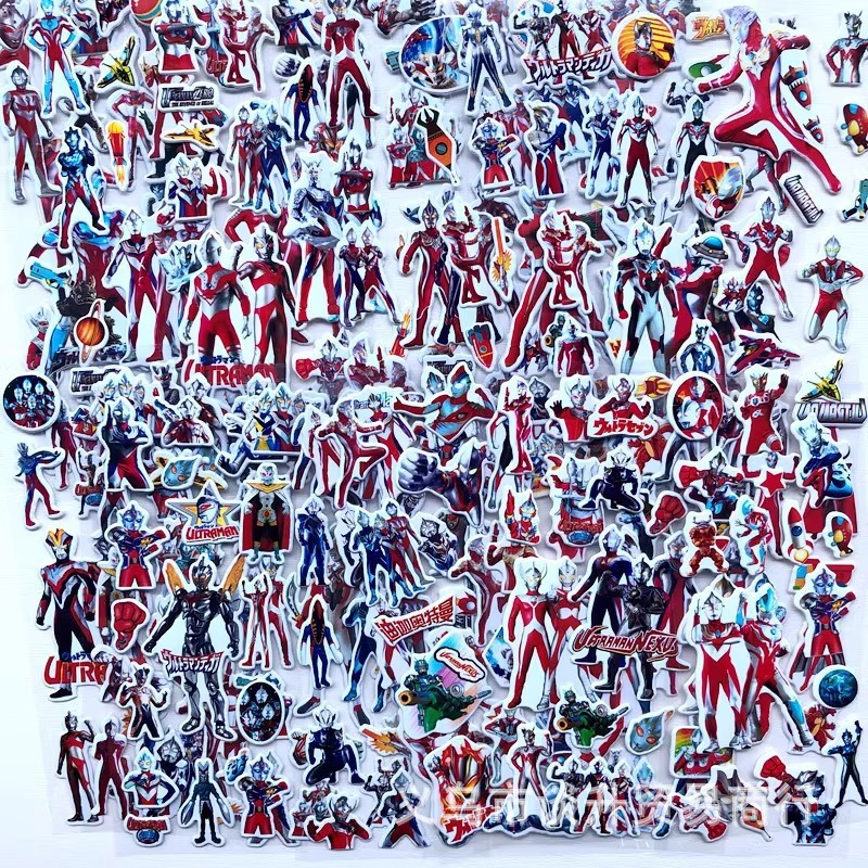 10pcs การ์ตูน Ultraman 3D สติก - Laptop Accessories Kids บทวิจารณ์และราคา