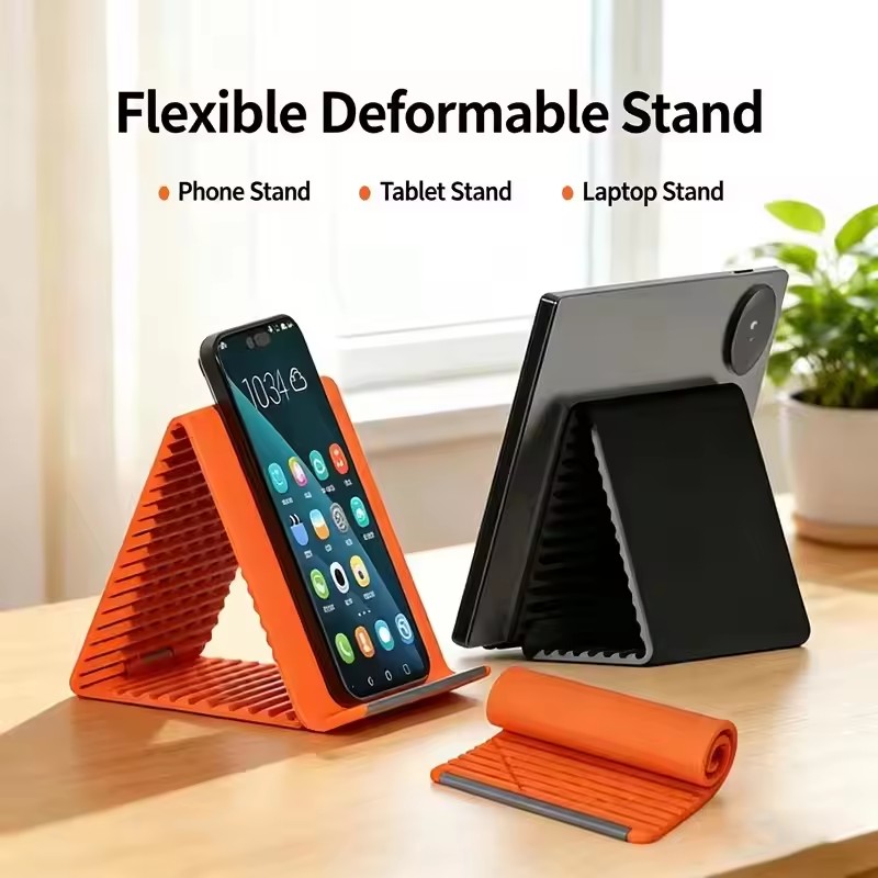 ขาตั้งโทรศัพท์แบบพกพาซิลิโคนสำ - Laptop Accessories Holder บทวิจารณ์และราคา